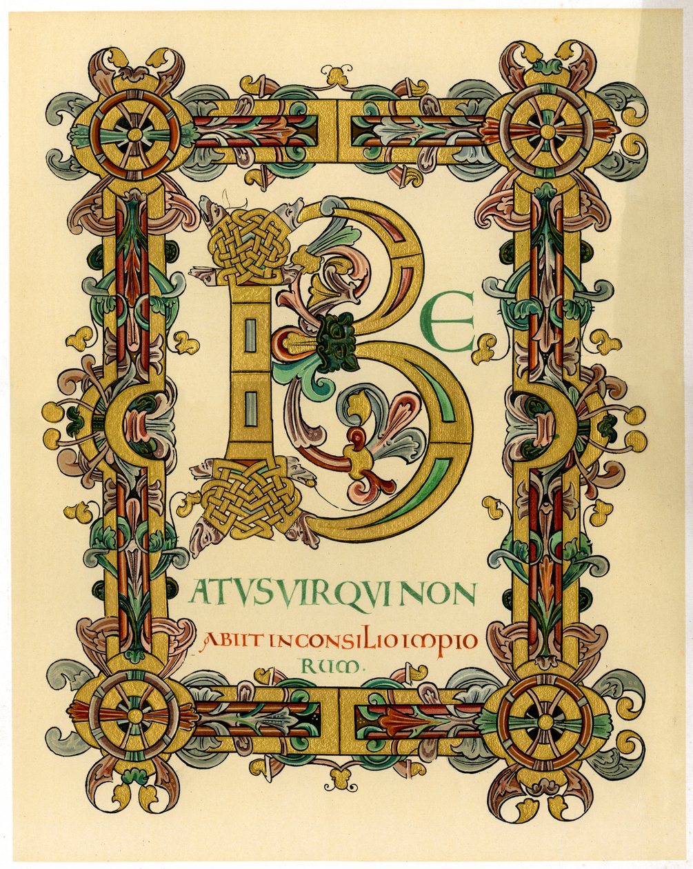 Initial Letter B by Unbekannt
