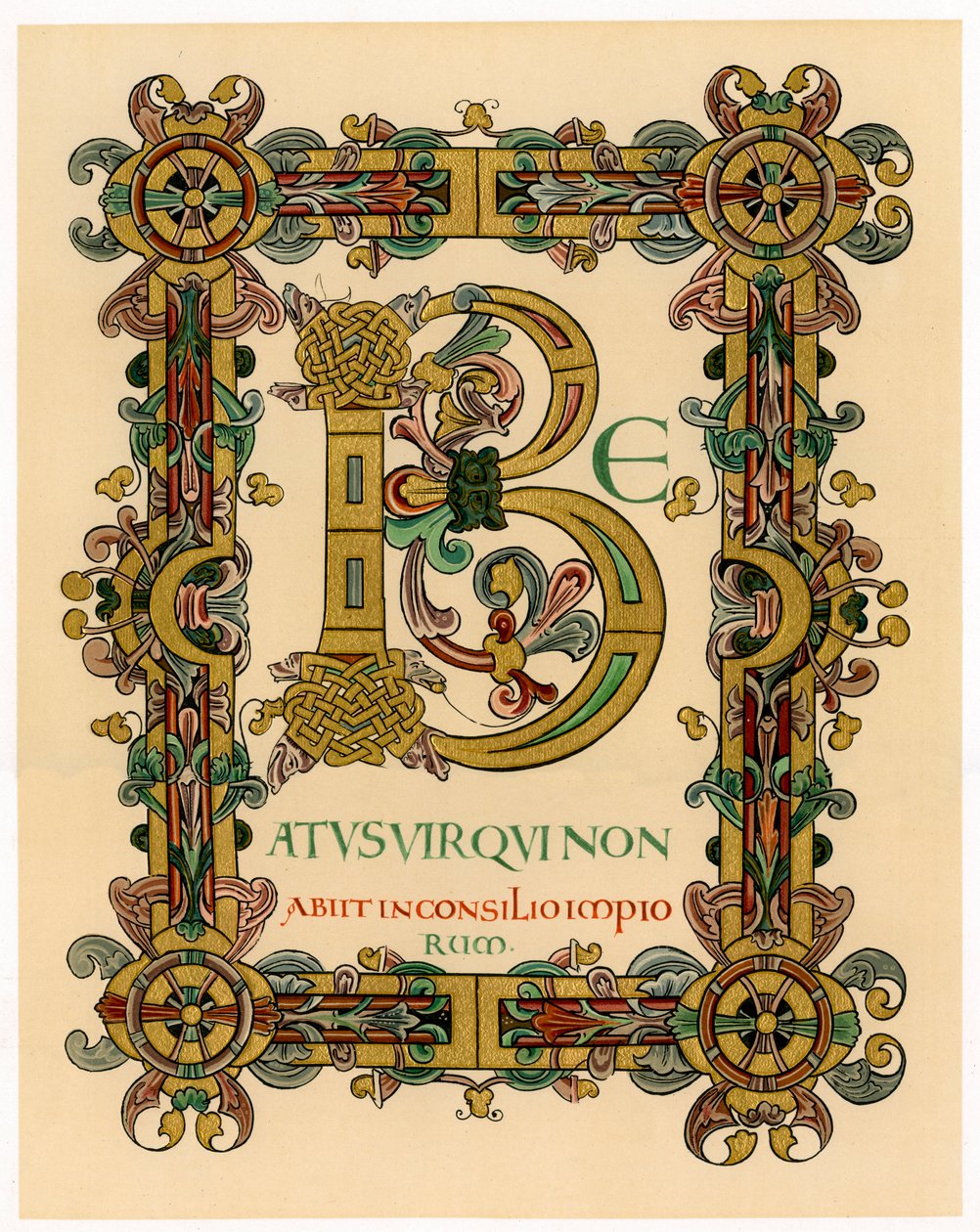Initial Letter B by Unbekannt