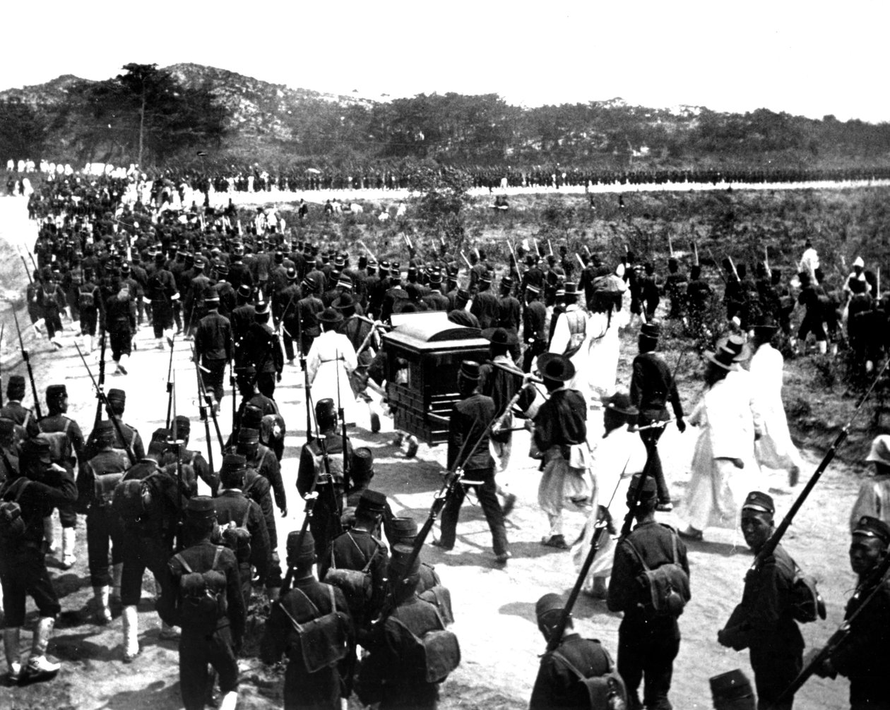 Japanese Troops, Korea by Unbekannt