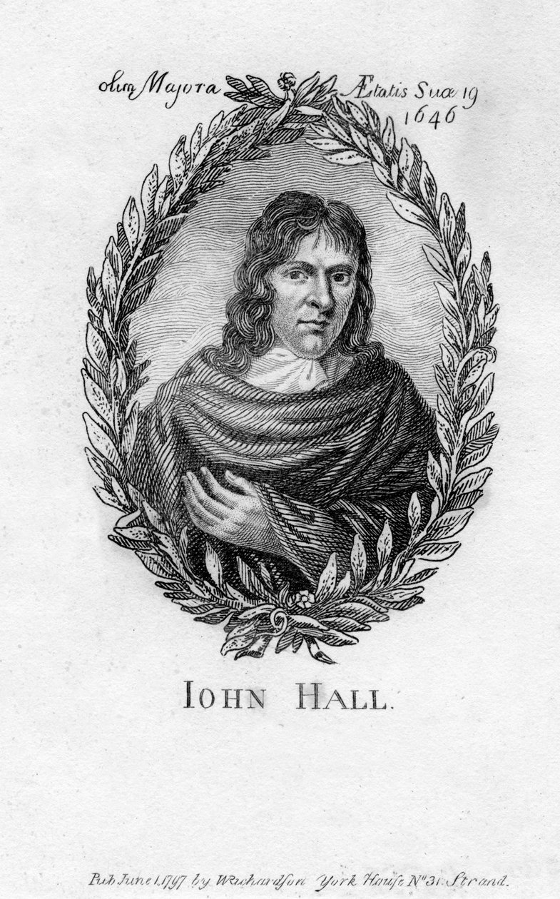 John Hall, poet, 1797 by Unbekannt