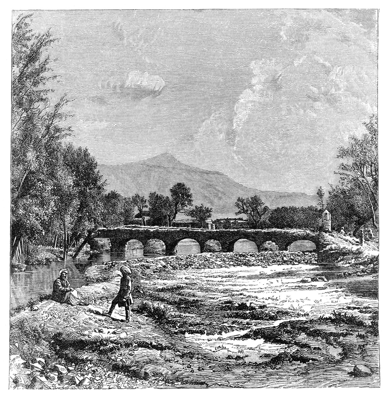 Kabul River, Afghanistan by Unbekannt