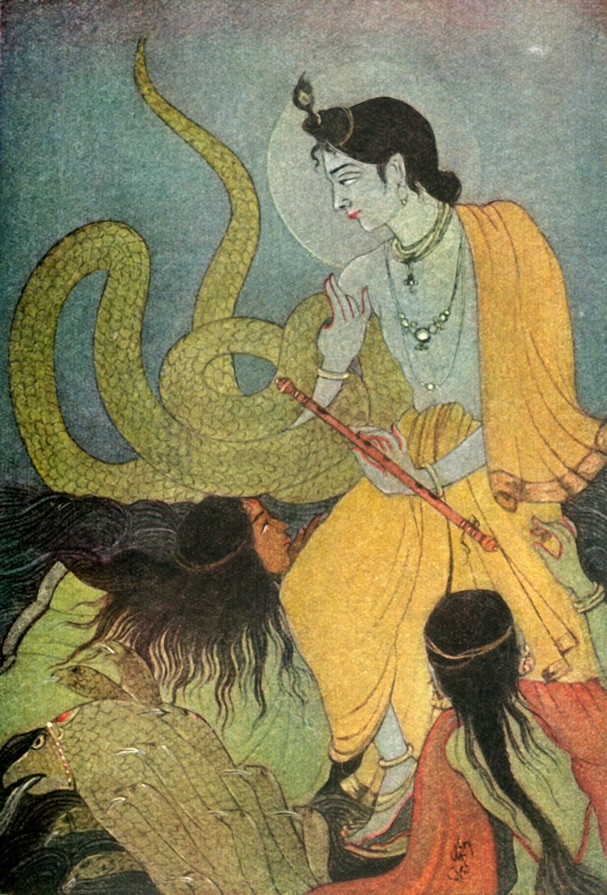 Kaliya Damana, 1920 by Unbekannt