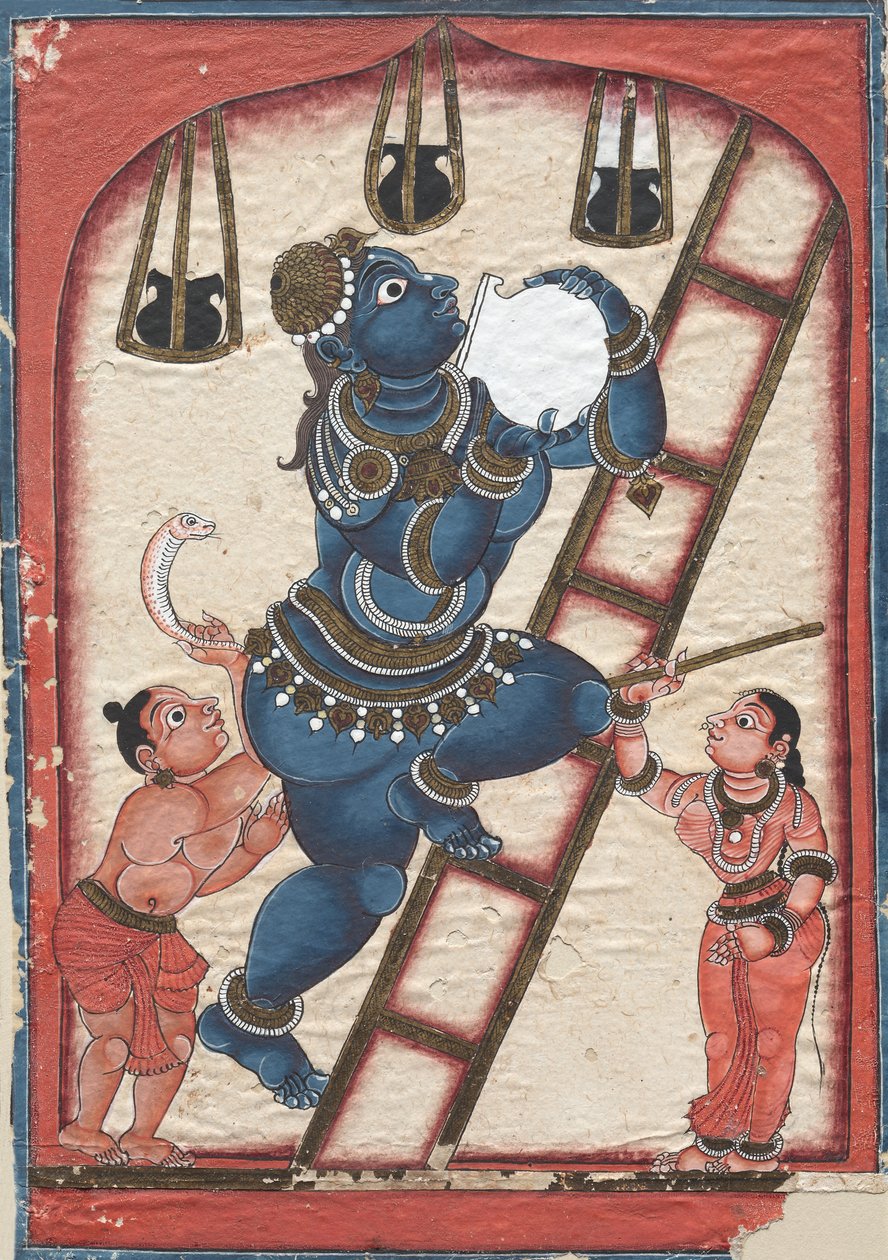 Krishna Stealing Curds by Unbekannt
