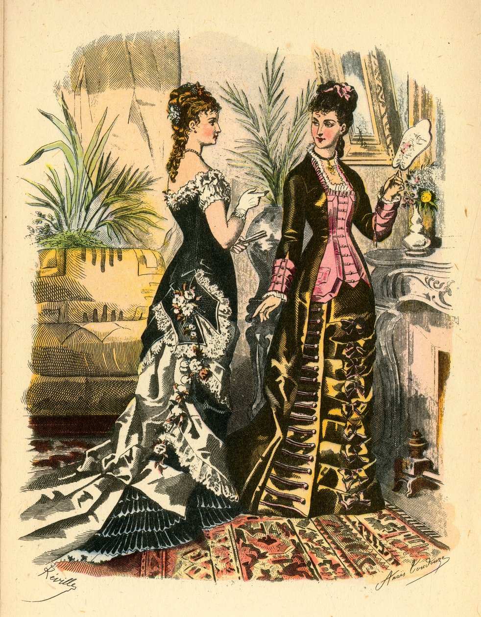 La Mode Illustree, 1878 by Unbekannt