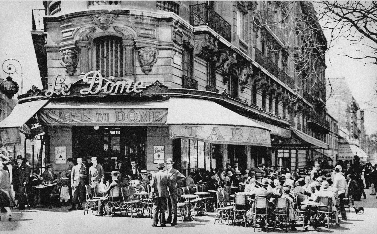 Le Dôme, Boulevard du Montparnasse by Unbekannt