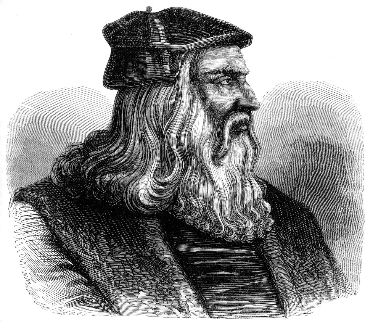Leonardo da Vinci 1452-1519, 16th century 1849 by Unbekannt