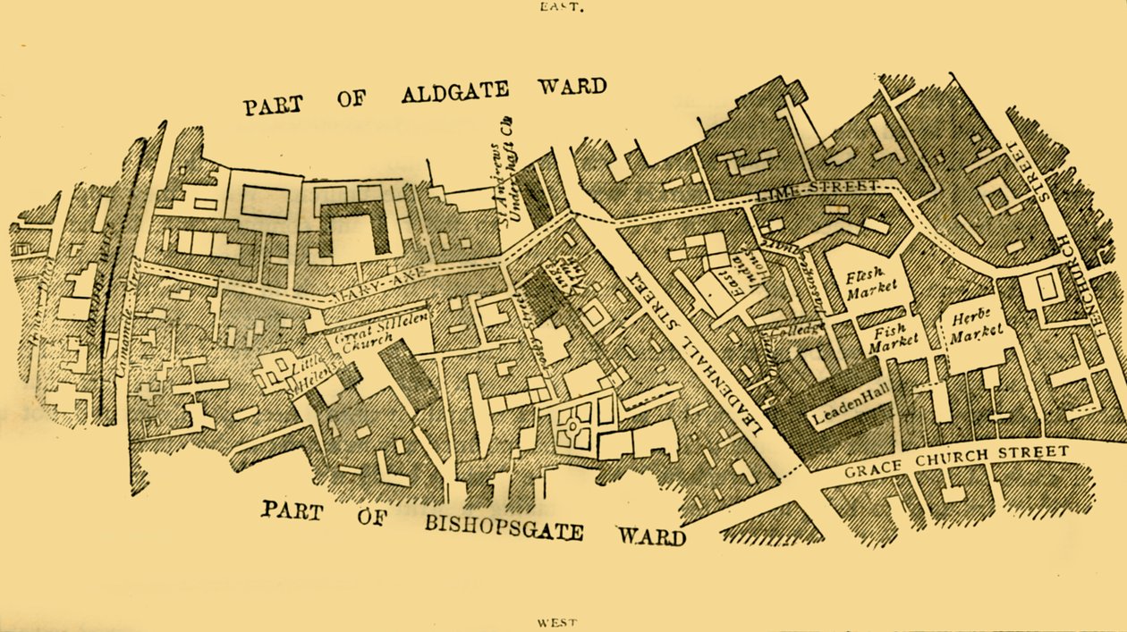 Lime Street Ward, c1872 by Unbekannt