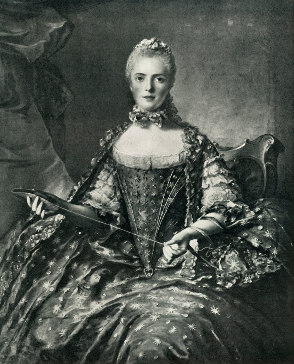 Madame Adélaïde tatting by Unbekannt