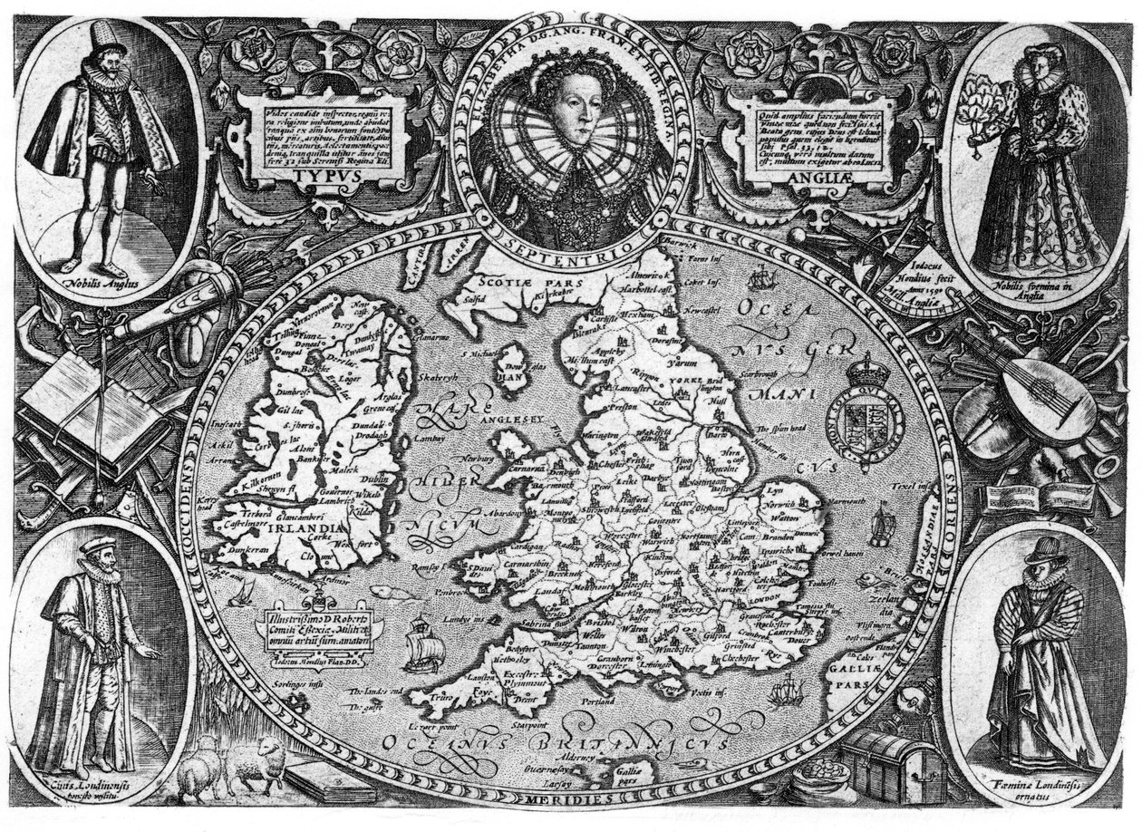 Map of England by Unbekannt