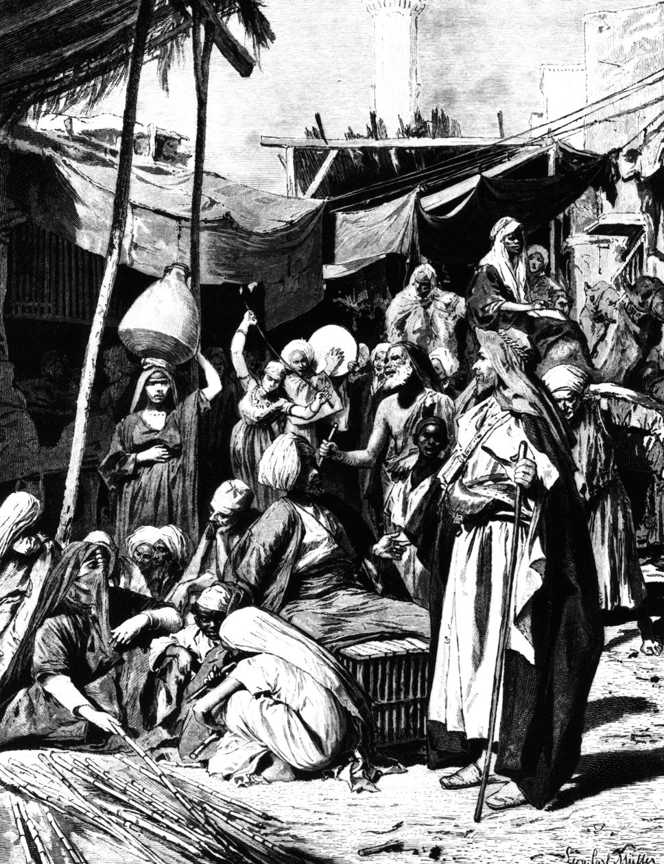 Market at Tantah, Egypt by Unbekannt