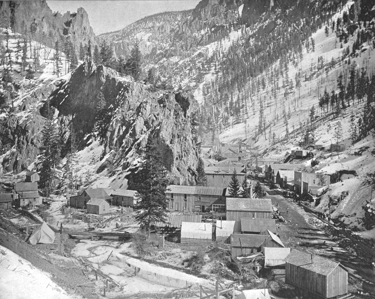 Mining Camp, Nevada, USA, c1900 by Unbekannt