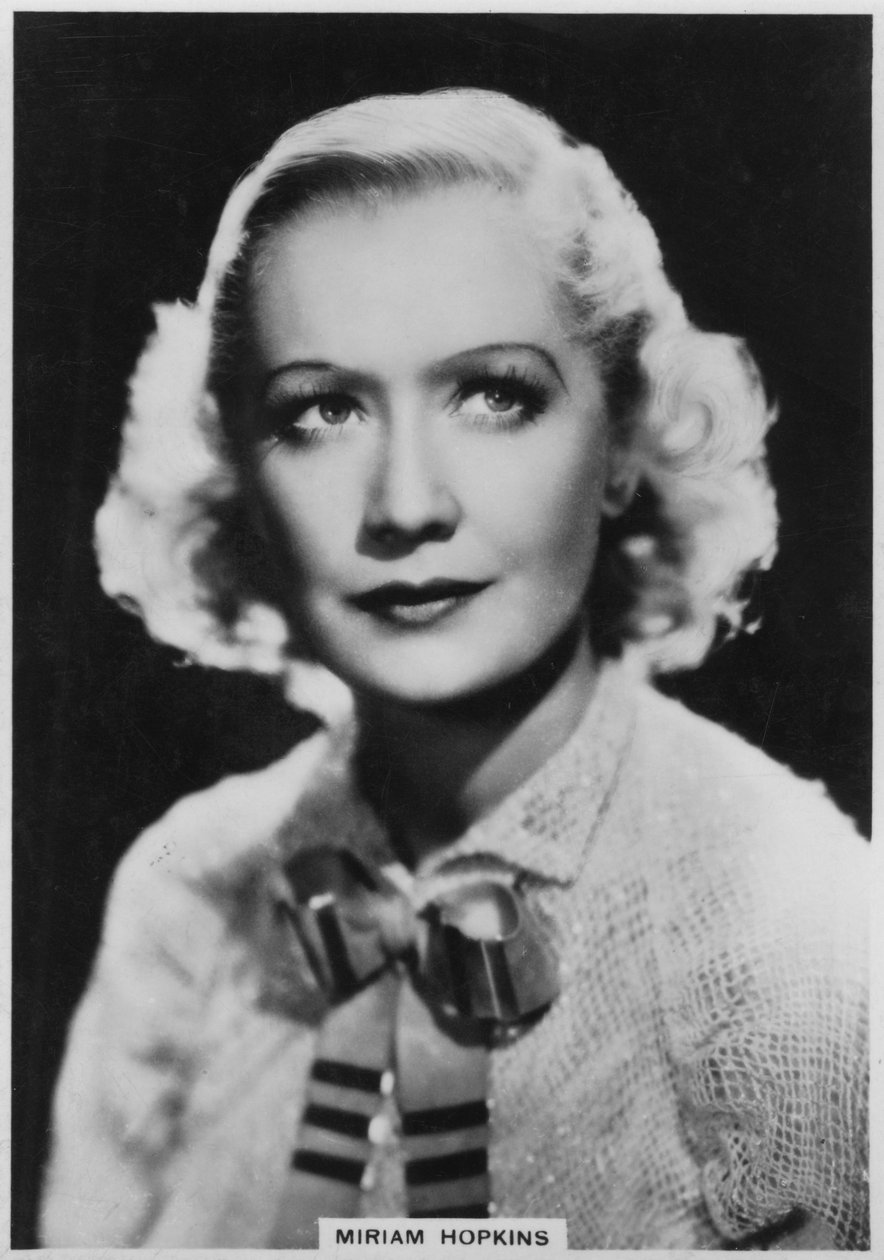 Miriam Hopkins, American actress, 1938 by Unbekannt