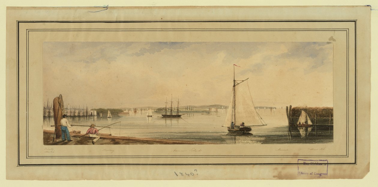 New York Harbor by Unbekannt