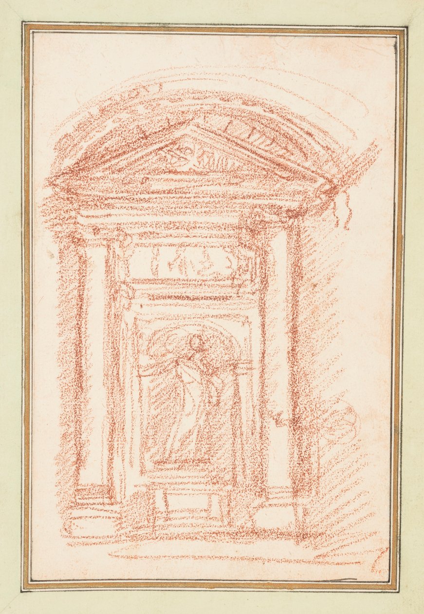Niche with Statue by Unbekannt
