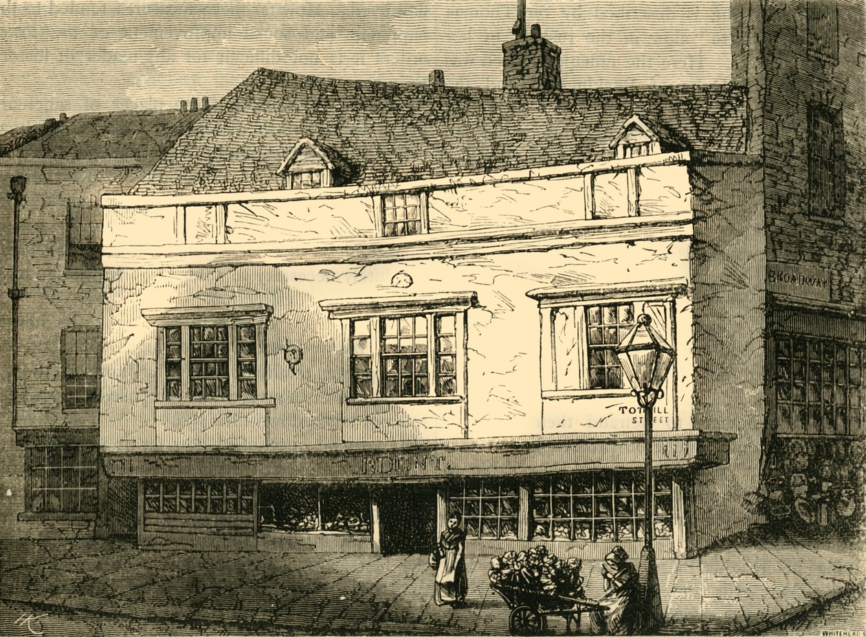 Old Houses in Tothill Street, Westminster, 1881 by Unbekannt