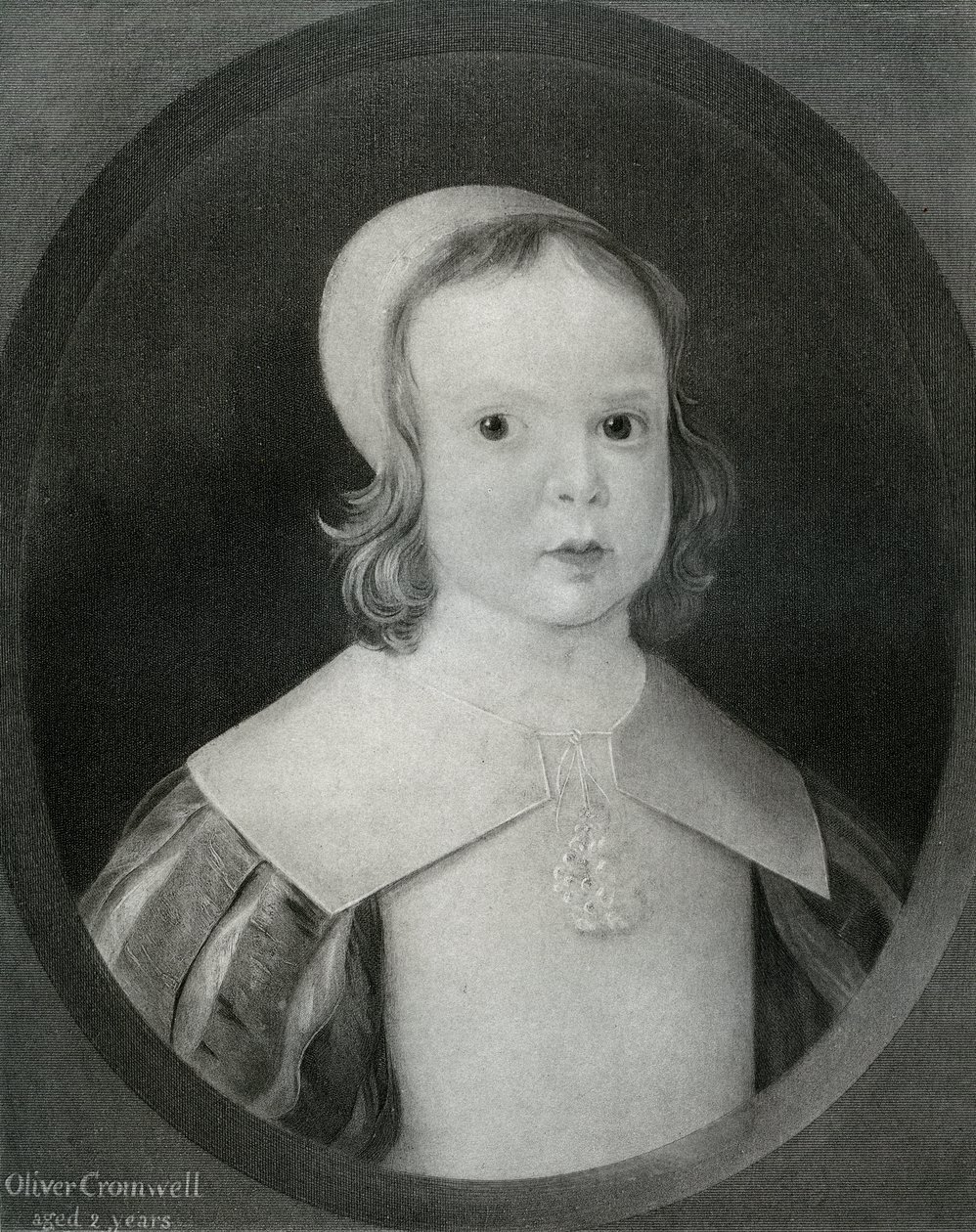 Oliver Cromwell aged two by Unbekannt