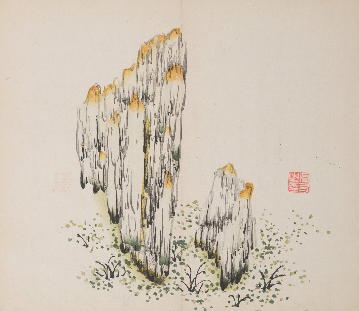 Page from Shi Zhu Zhai by Unbekannt