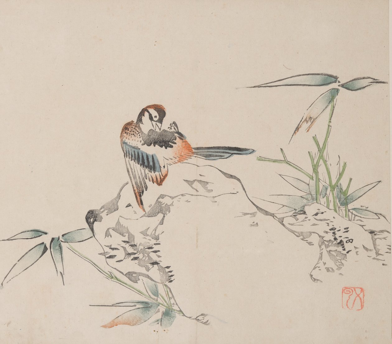 Page from Shi Zhu Zhai by Unbekannt