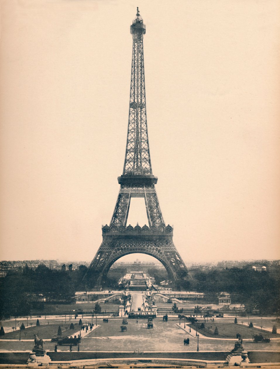Paris - The Eiffel Tower by Unbekannt