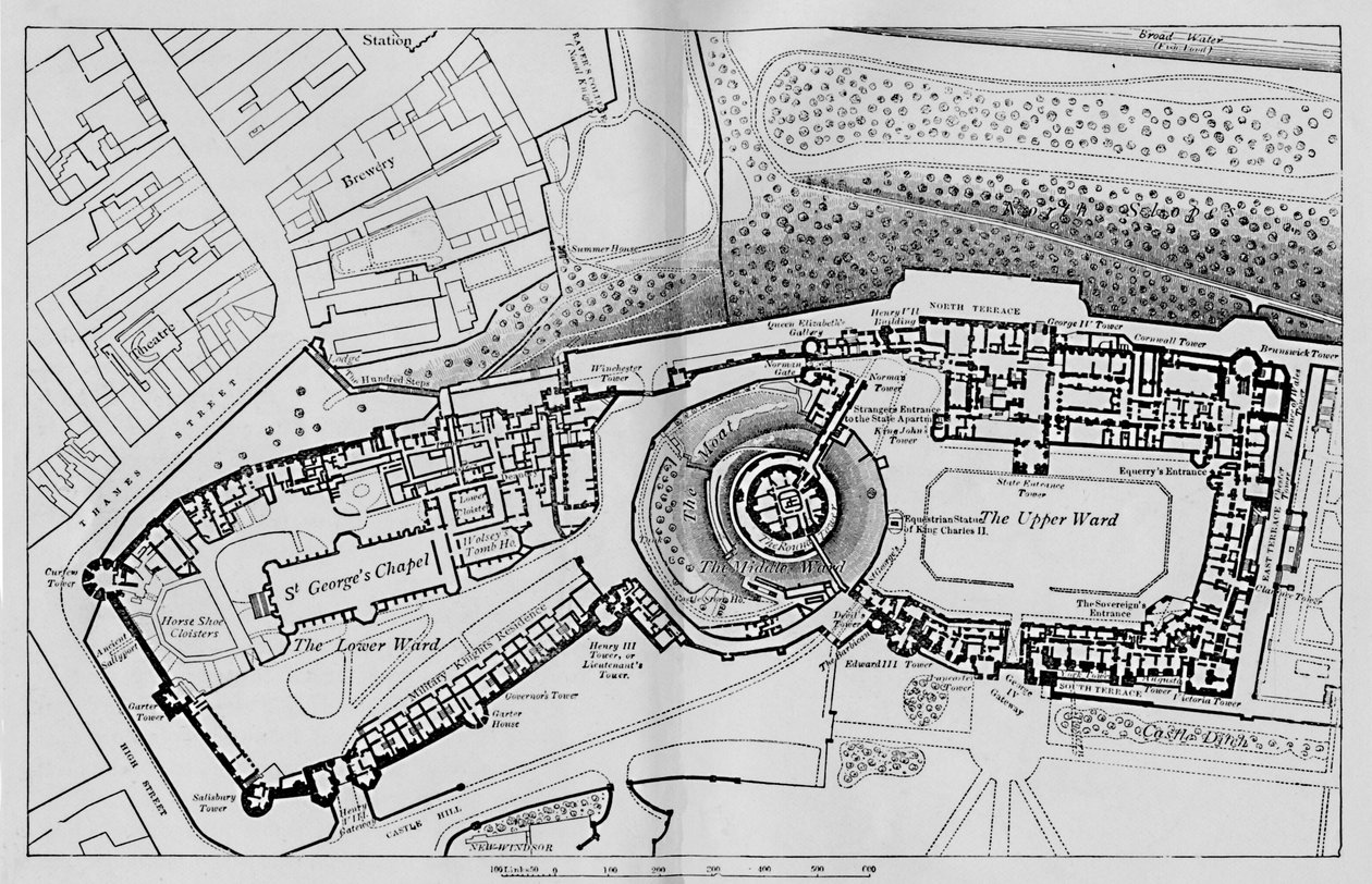 Plan of the Castle by Unbekannt
