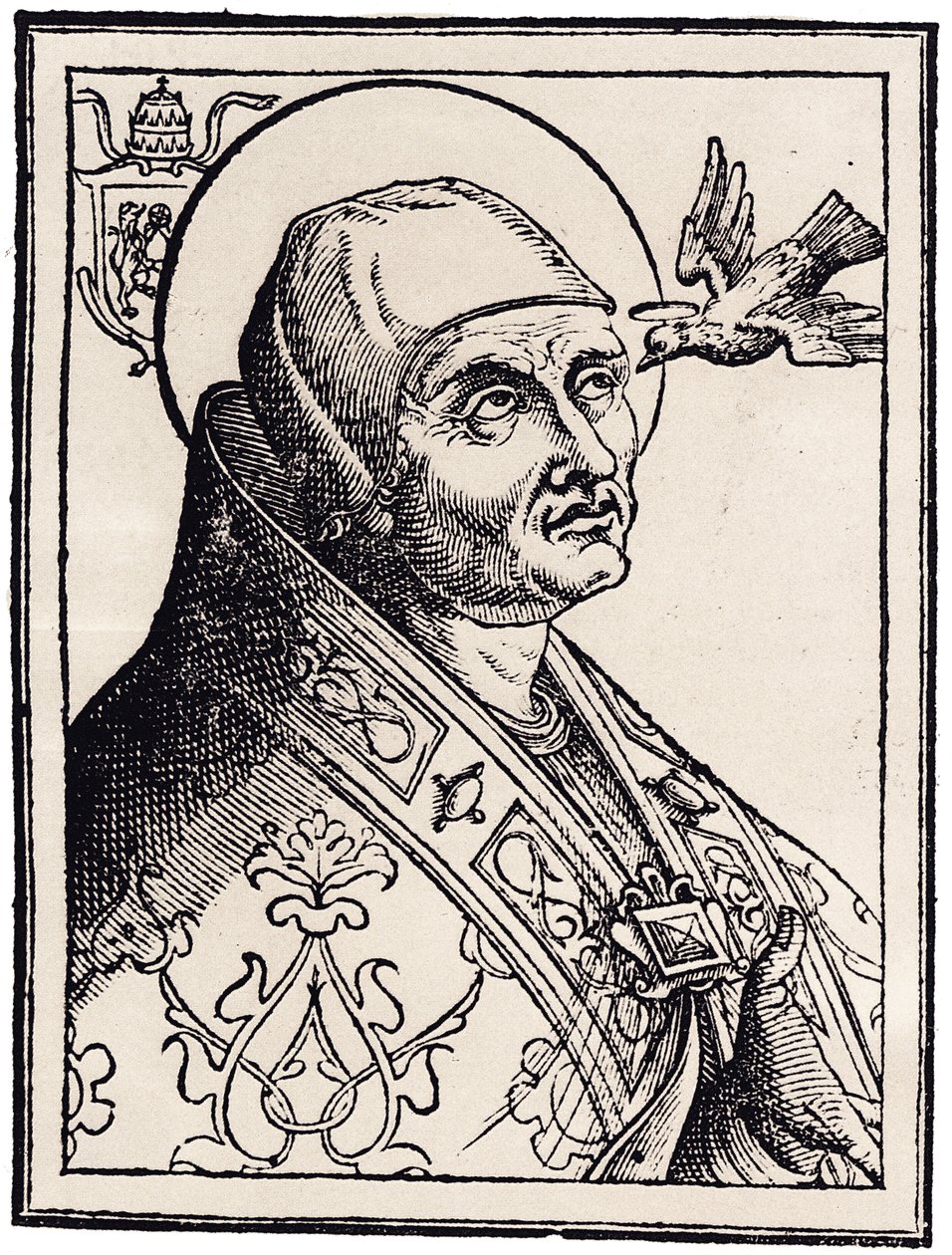Pope Gregory I the Great by Unbekannt