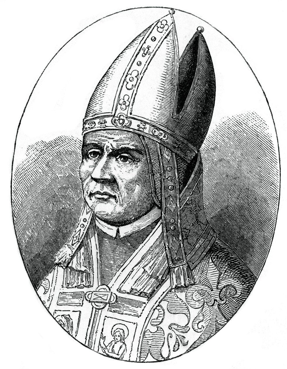 Pope Sylvester I by Unbekannt