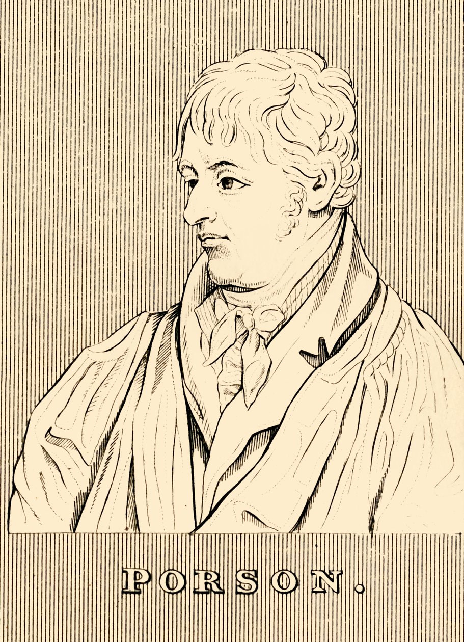 Porson, 1759-1808, 1830 by Unbekannt