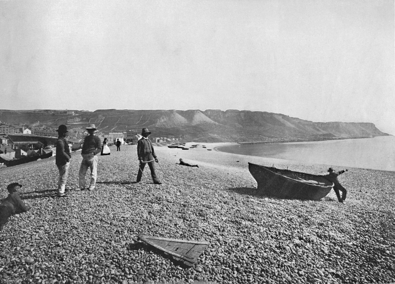 Portland - The Chesil Beach, 1895 by Unbekannt