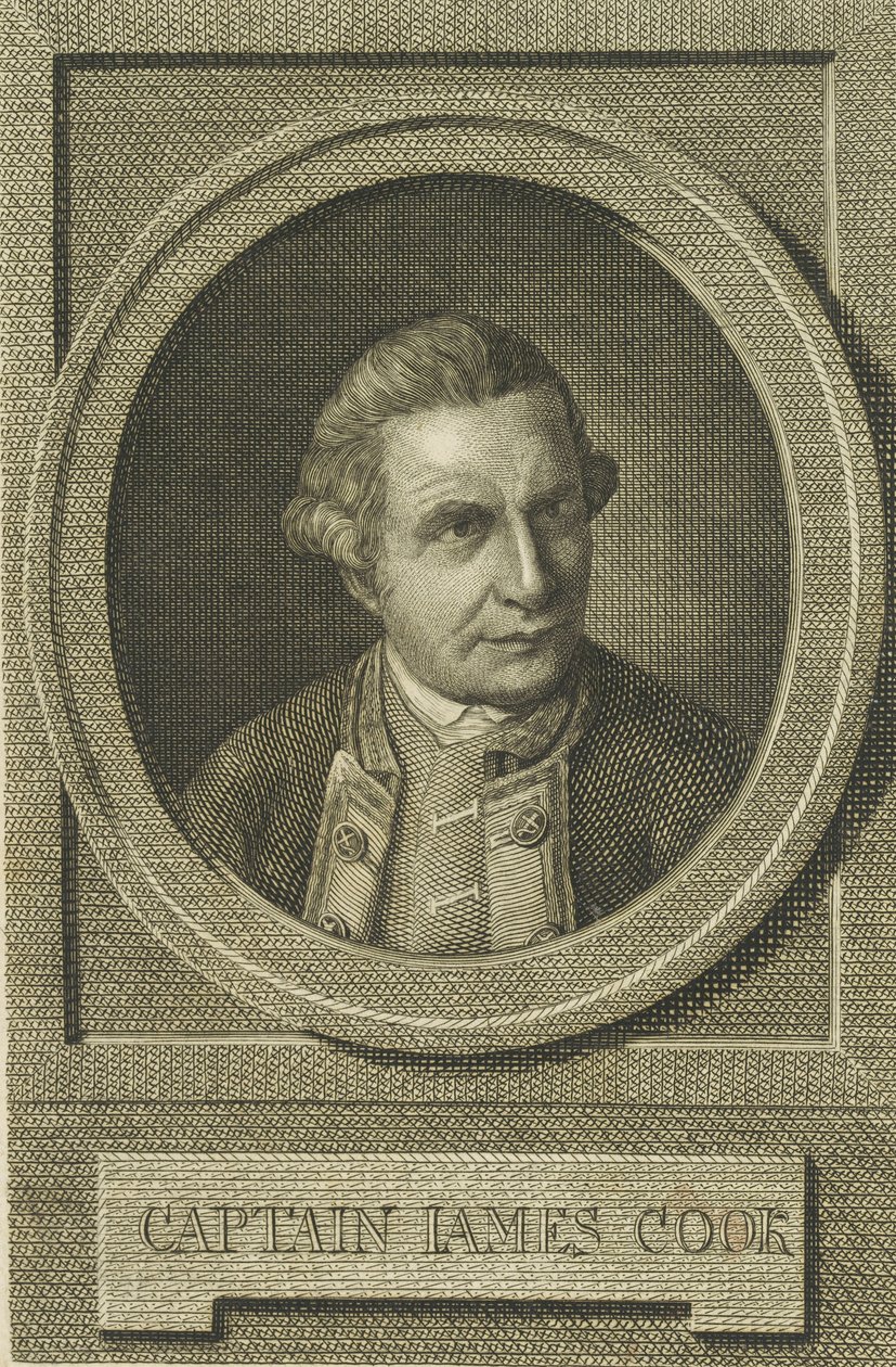 Portrait of James Cook by Unbekannt