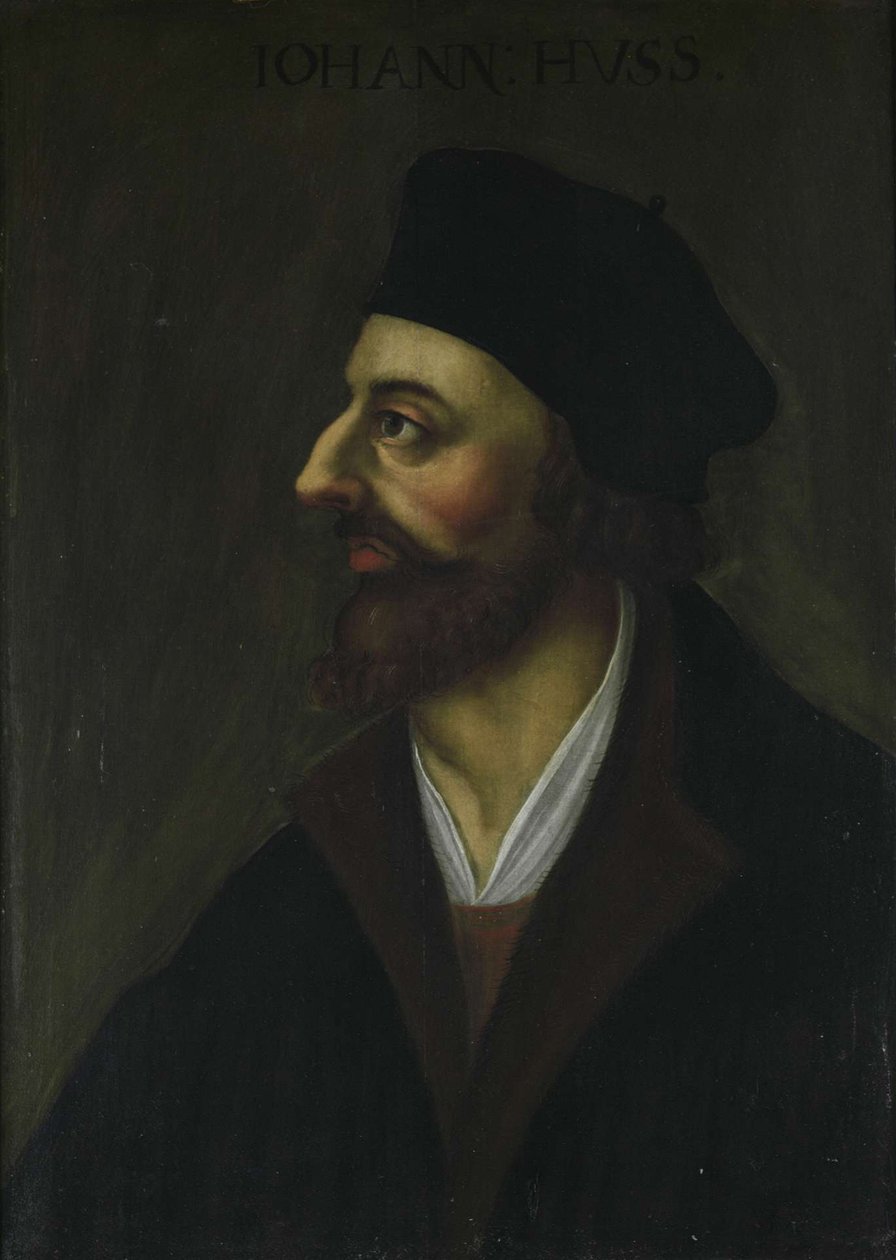 Portrait of John Hus by Unbekannt