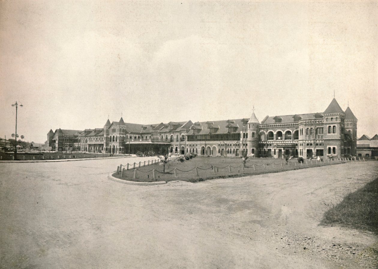 Rangoon Railway Station by Unbekannt