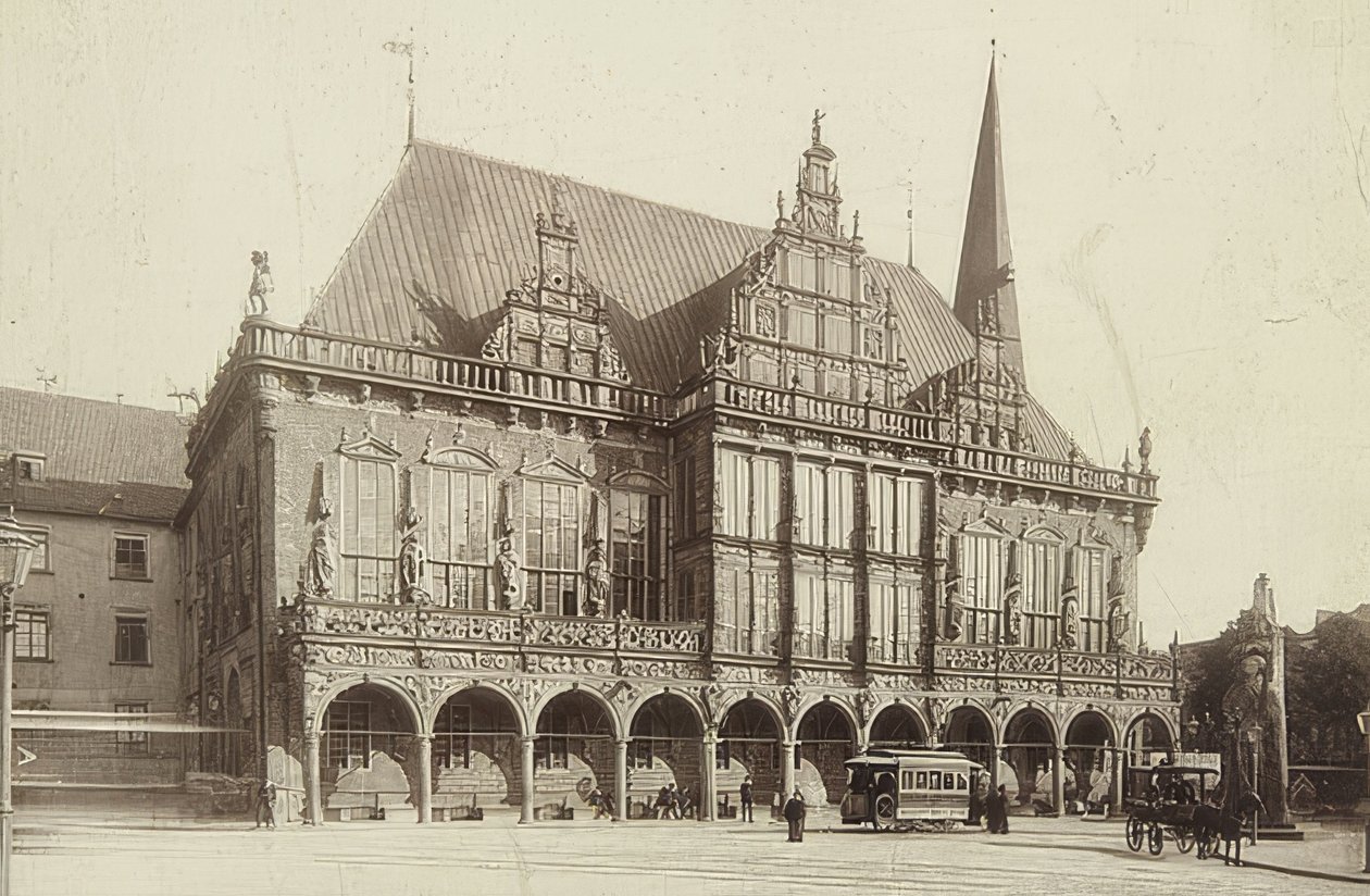 Town Hall in Bremen by Unbekannt