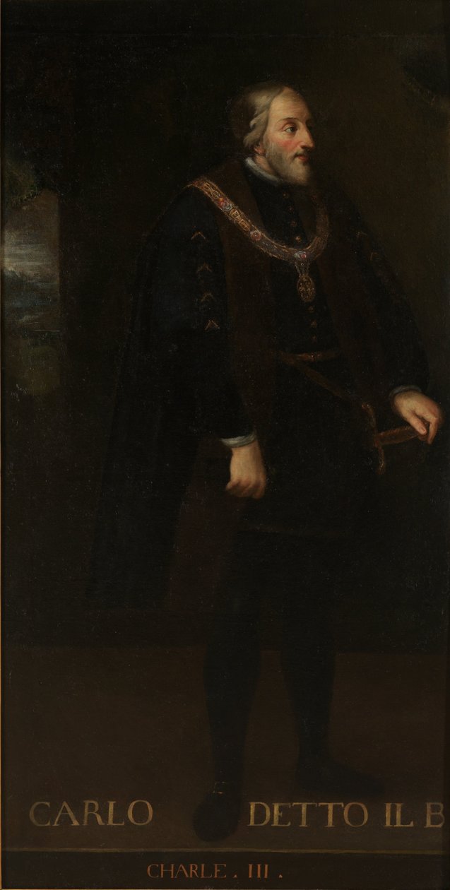 Portrait of Charles III by Unbekannt