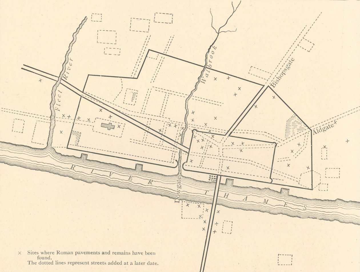 Roman London, 1908 by Unbekannt