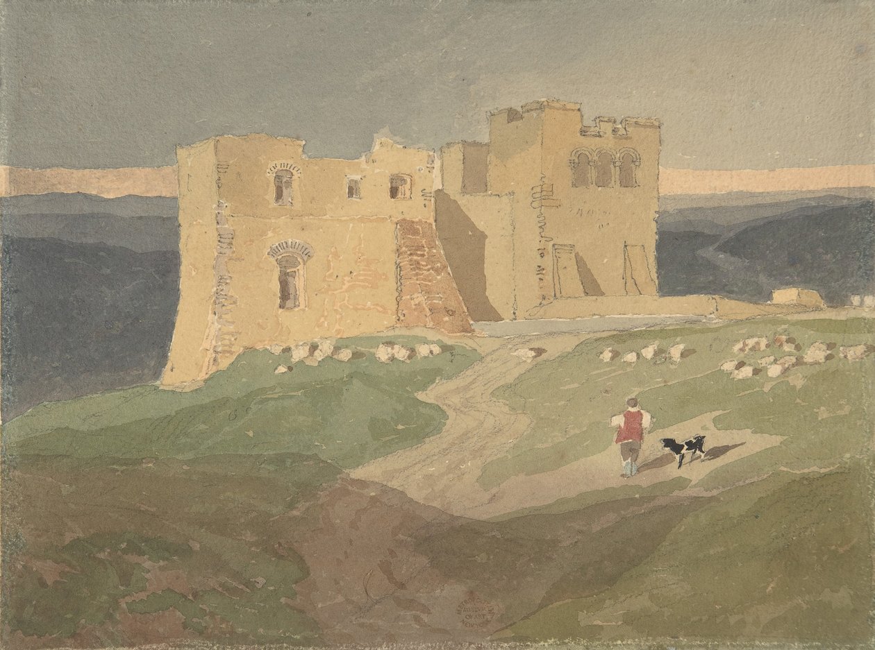 Ruined Castle by Unbekannt
