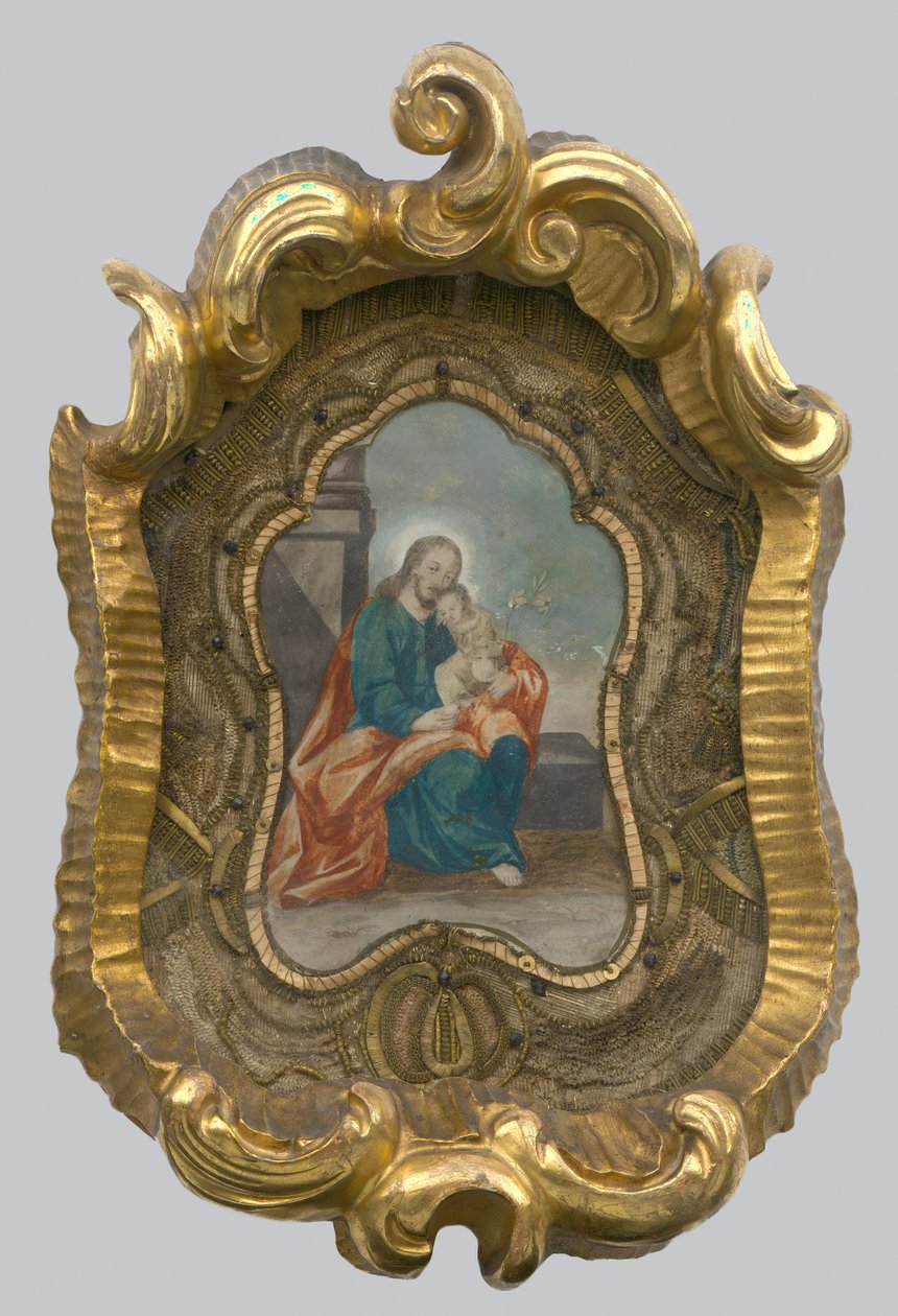 Saint Joseph with Jesus by Unbekannt