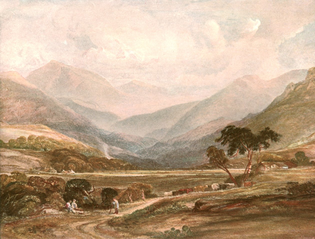 Scene in Glen Lochy by Unbekannt