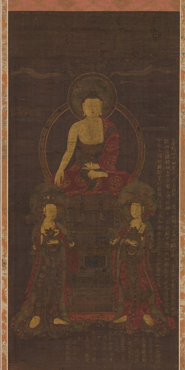 Shakyamuni Triad by Unbekannt
