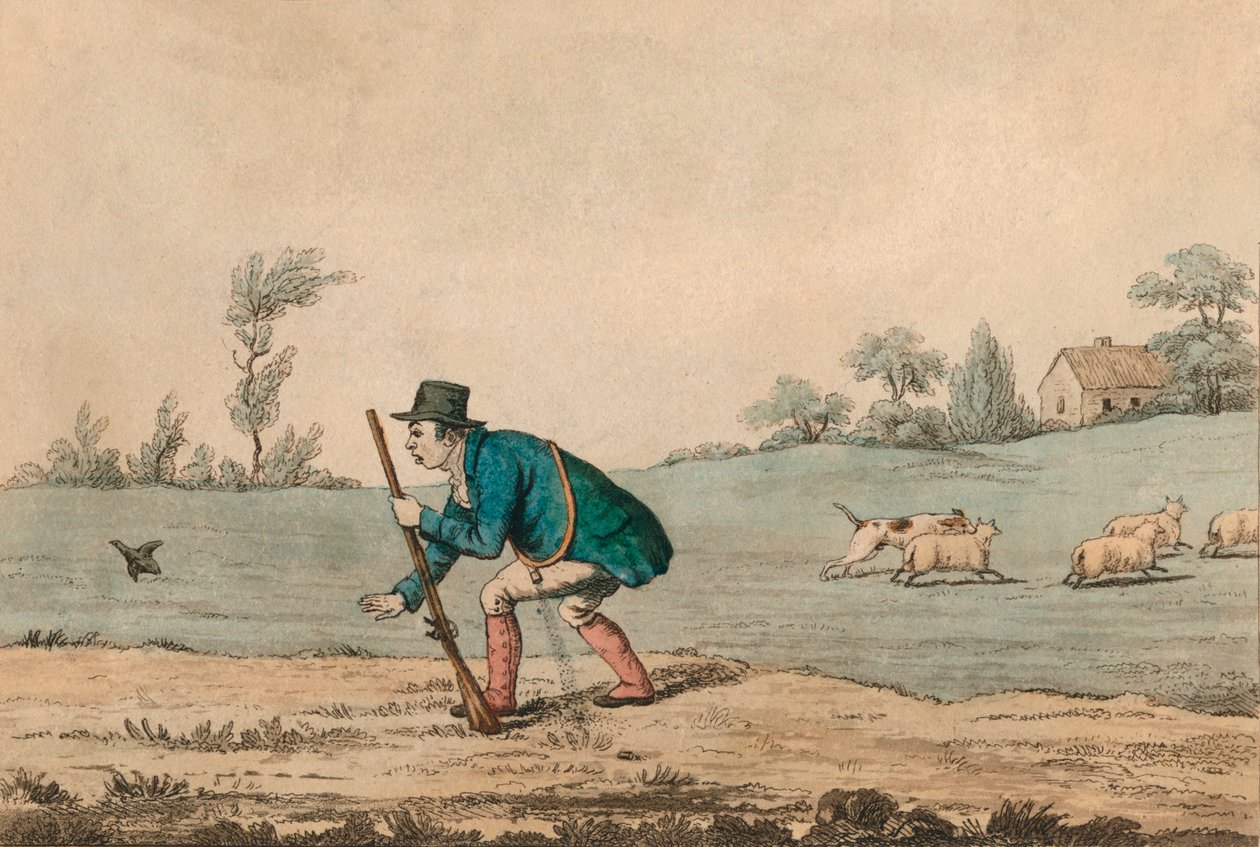Shooting Scene, 1813 by Unbekannt