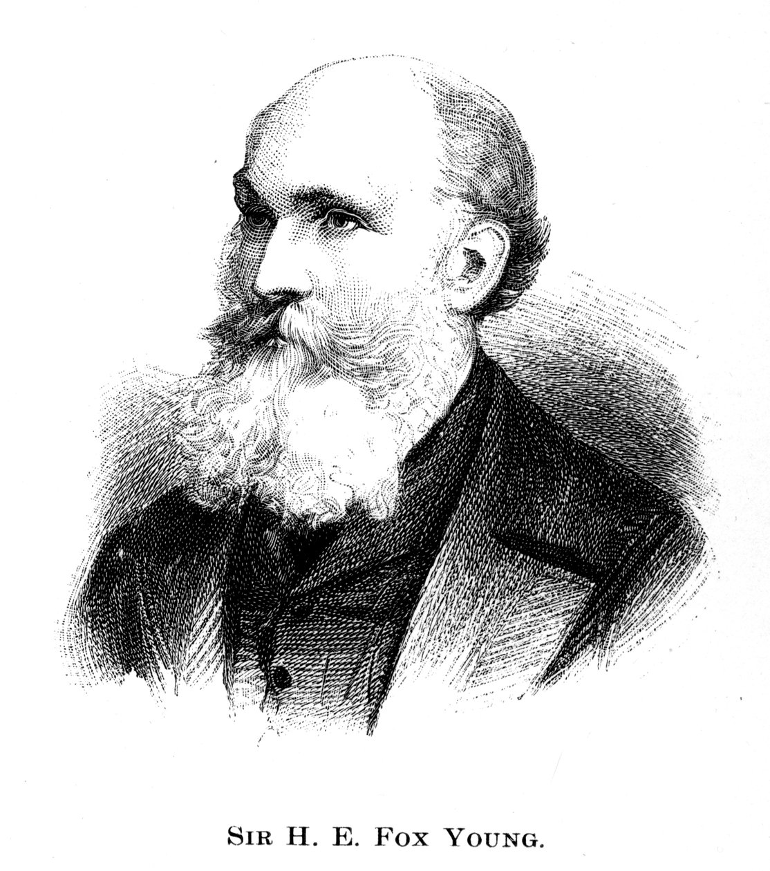 Sir Henry Edward Fox Young, 1886 by Unbekannt