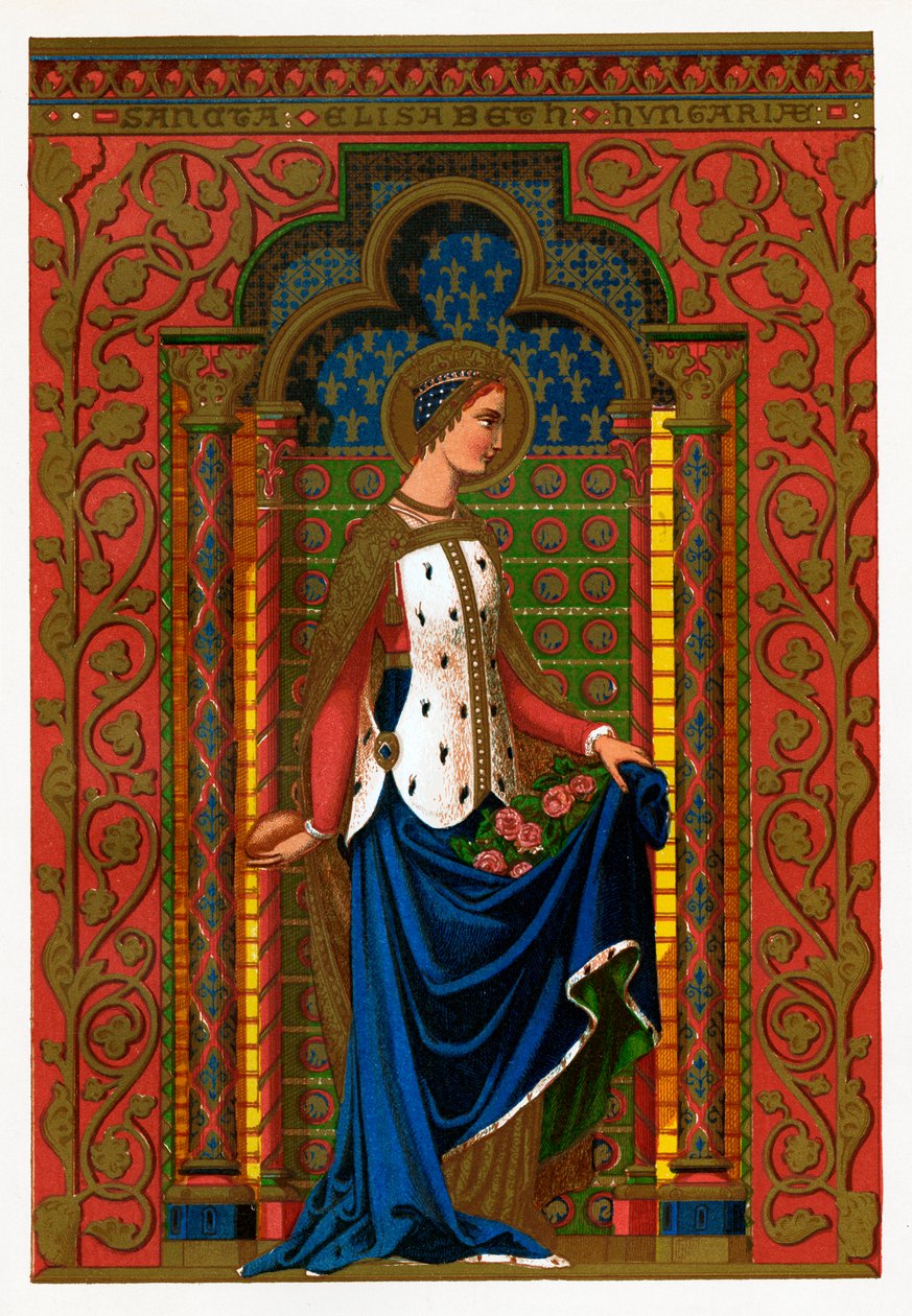 St Elizabeth of Hungary, 1886 by Unbekannt