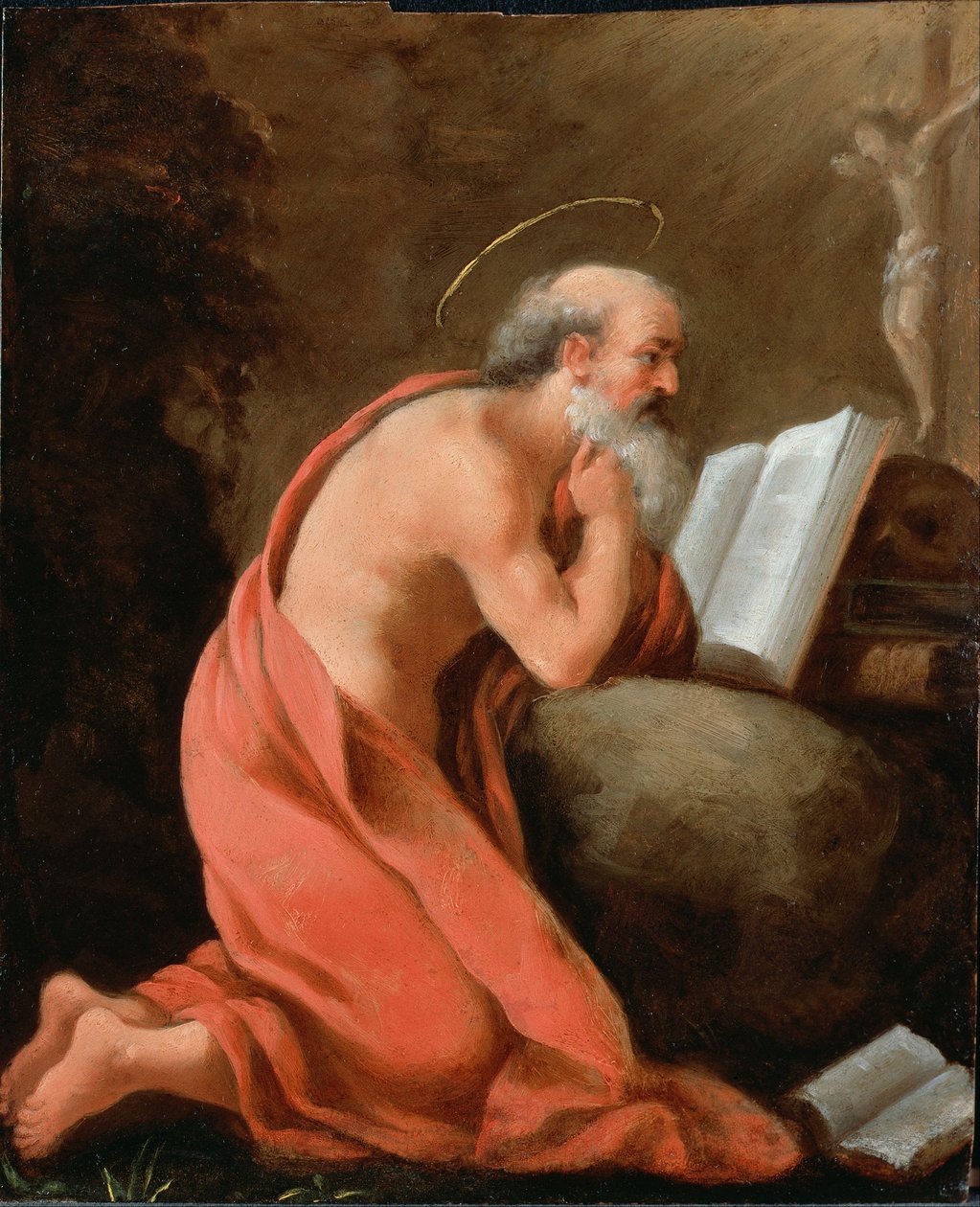 St. Jerome in Penitence by Unbekannt