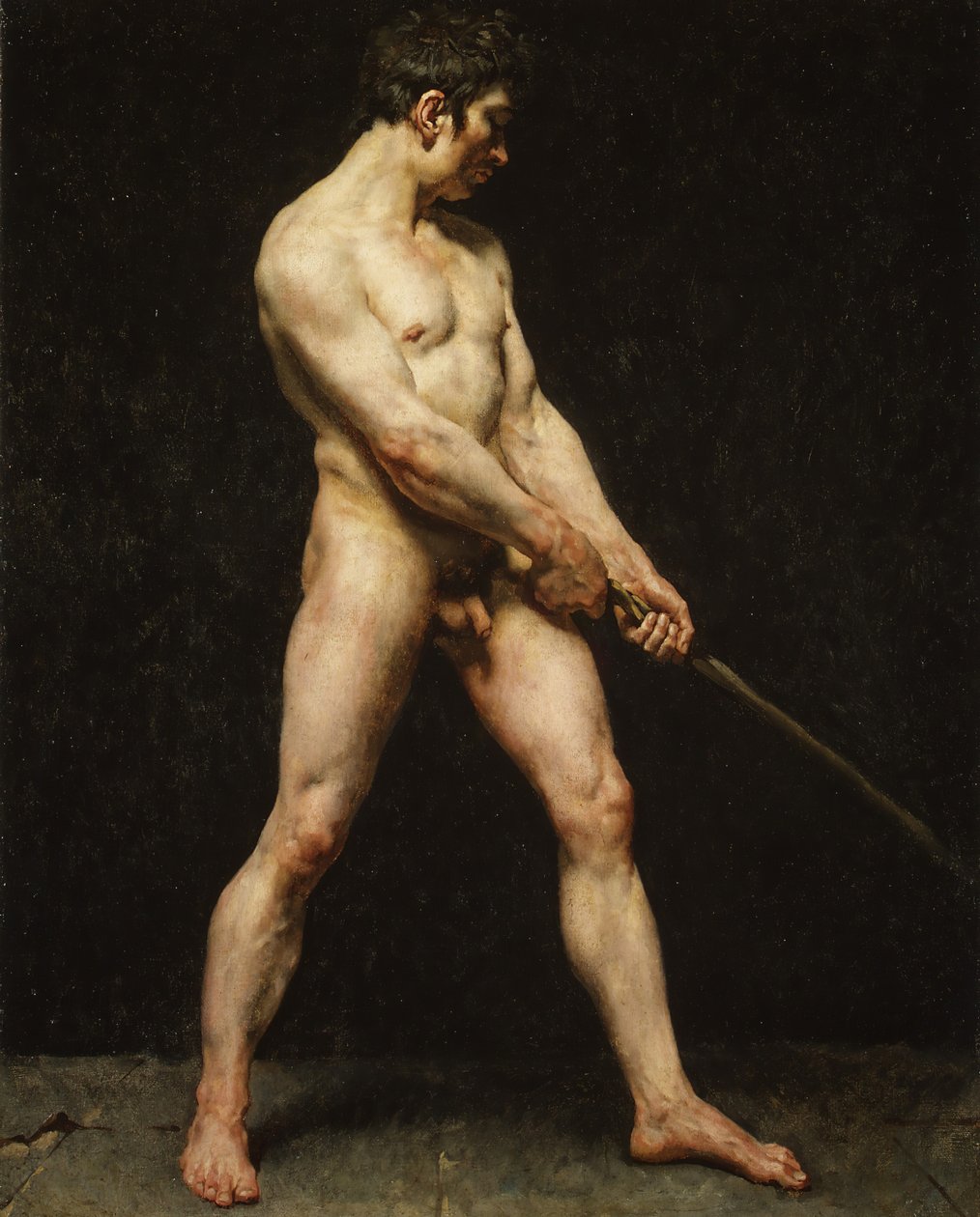 Study of a Nude Man, ca. 1810-20