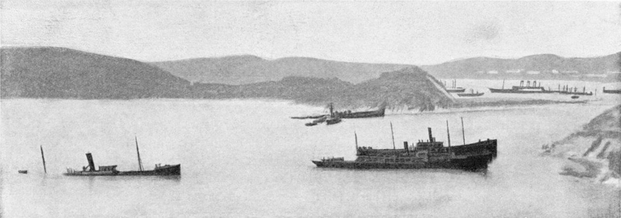 Sunken Japanese ships, Russo-Japanese War, 1904-5 by Unbekannt