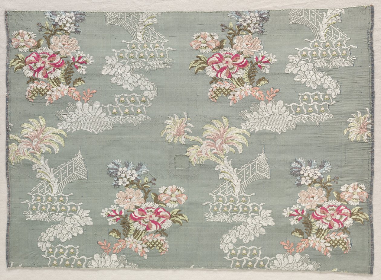 Taffeta, Brocaded by Unbekannt