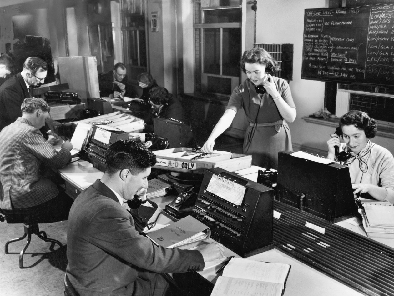 Telephone switchboard, 1956 by Unbekannt