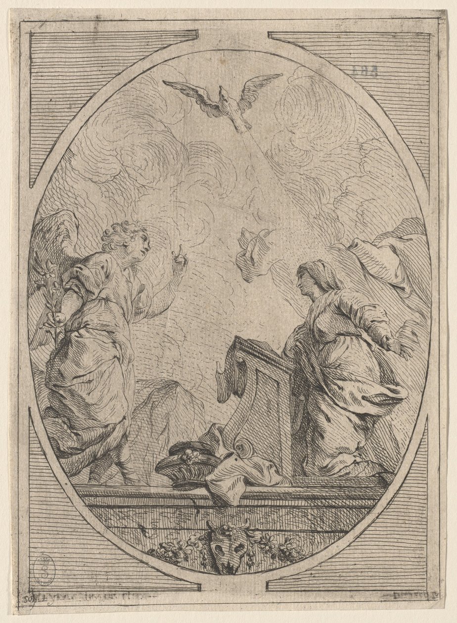 The Annunciation by Unbekannt