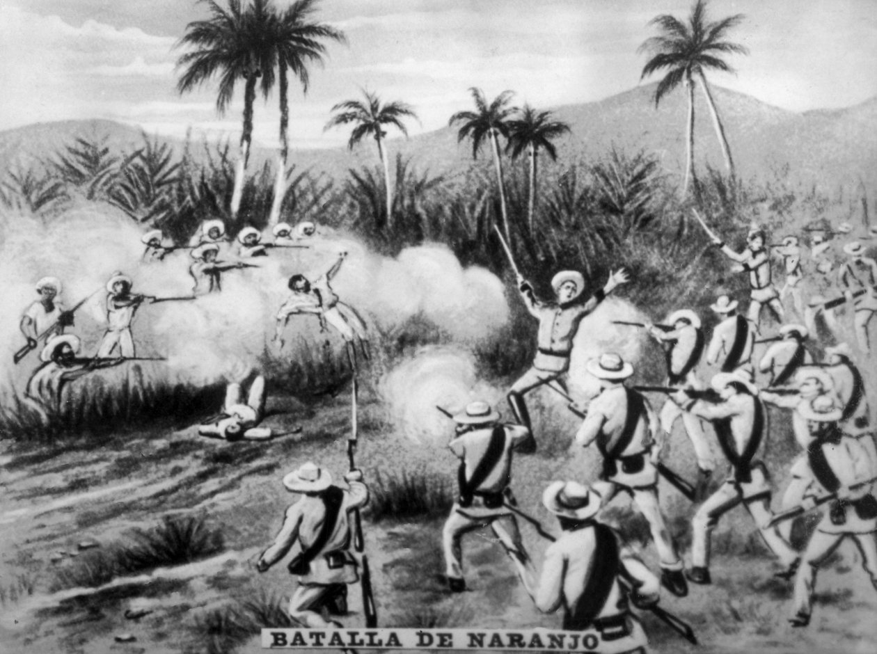 The Battle of Naranjo by Unbekannt