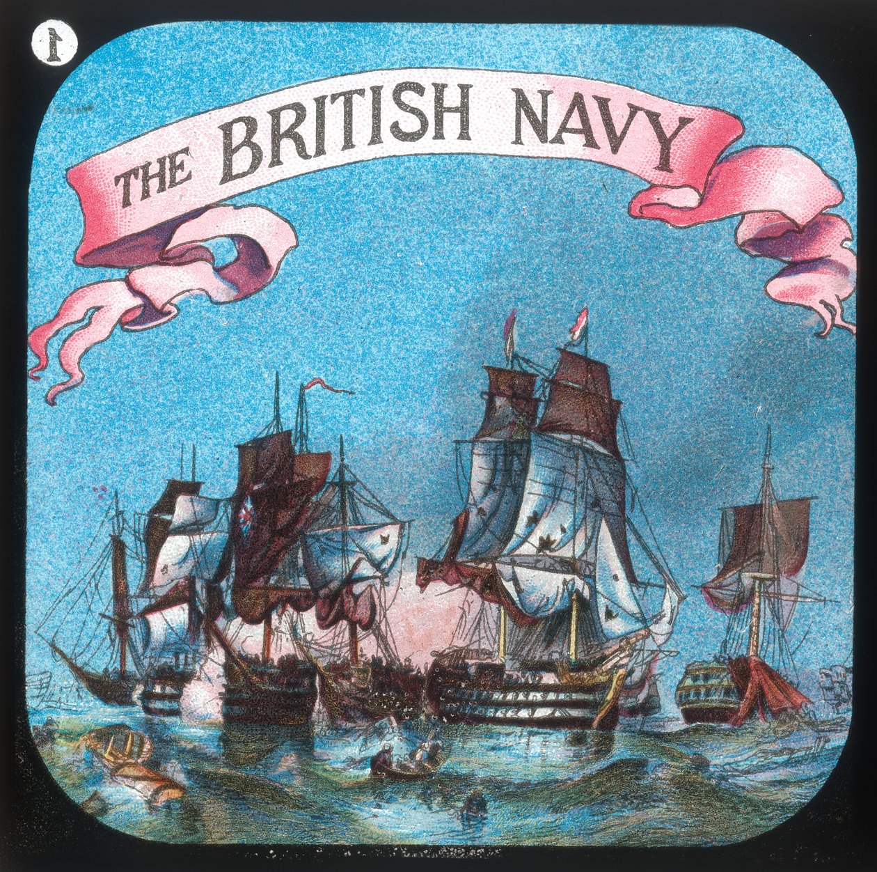 The Battle of Trafalgar by Unbekannt