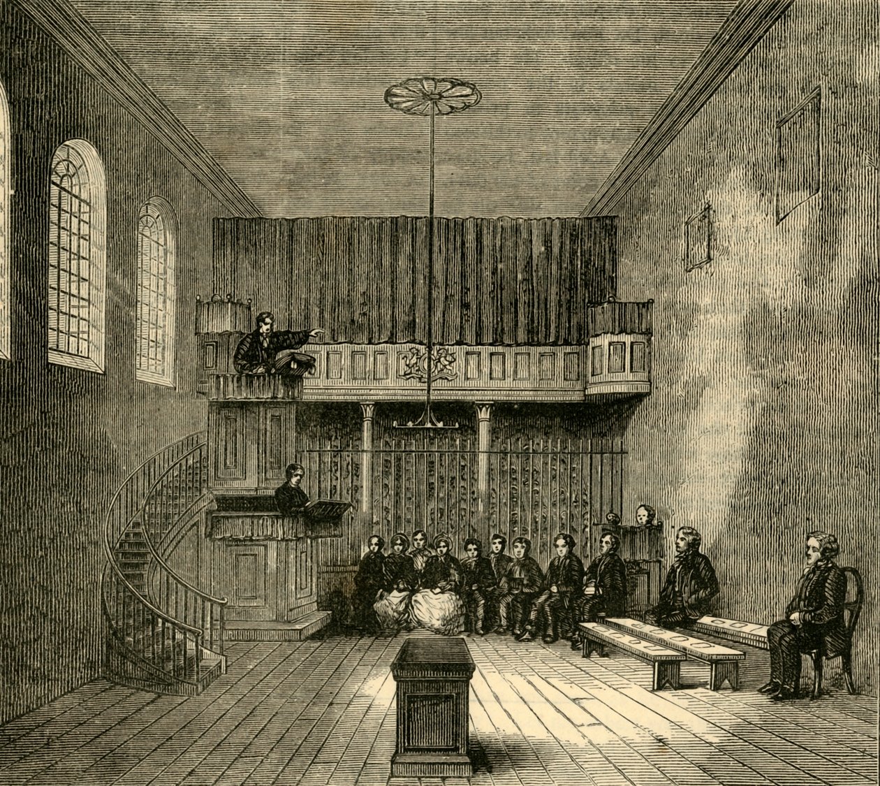 The Chapel in Newgate by Unbekannt